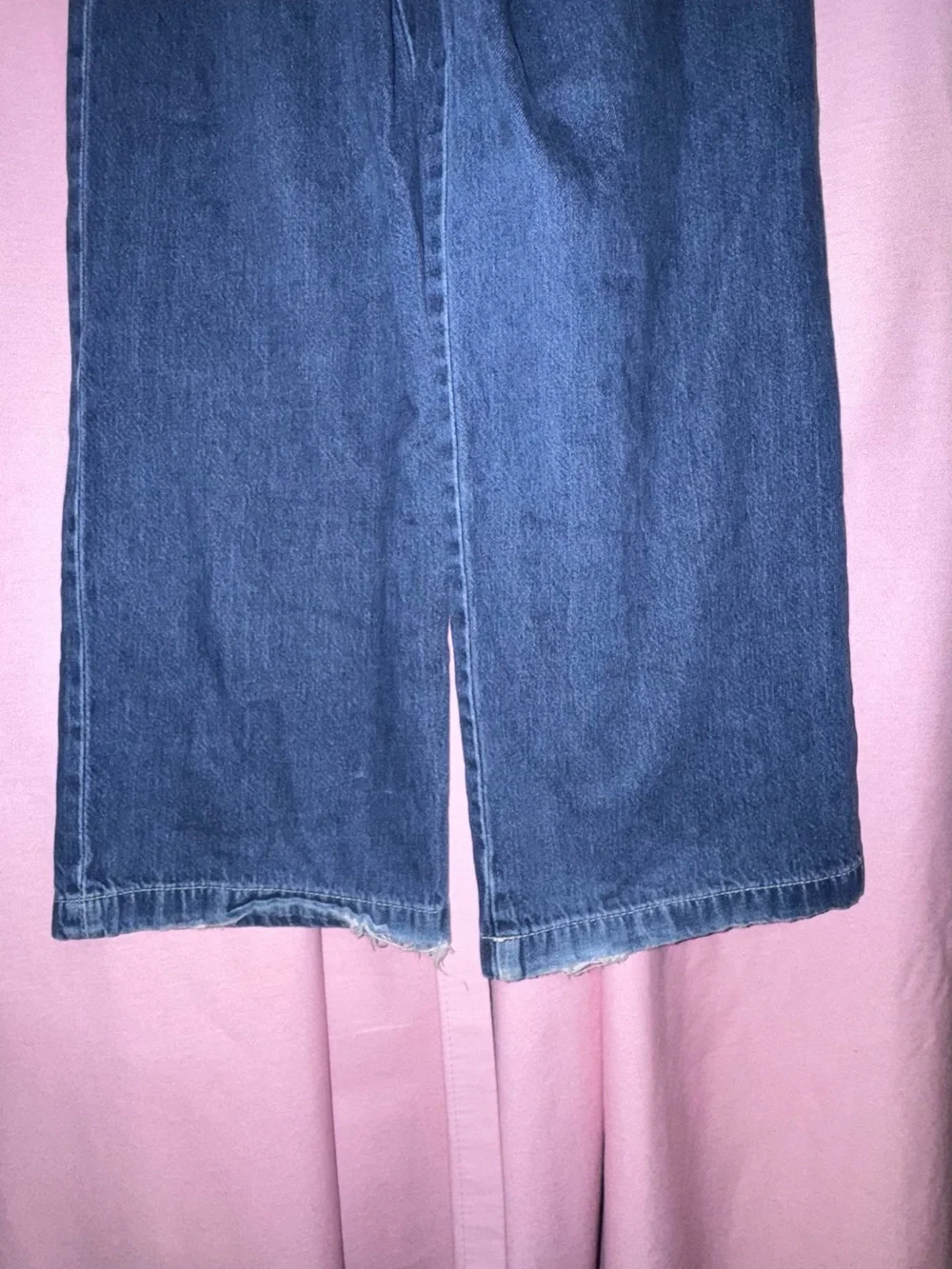Zara Dark Blue Wide-Leg Kids Jeans